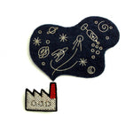Macon et Lesquoy Hand-Embroidered Pins - Acacia