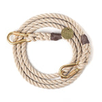 Adjustable Rope Leash, Jute - Acacia