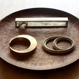 Futagami Brass Bottle Opener, Crescent