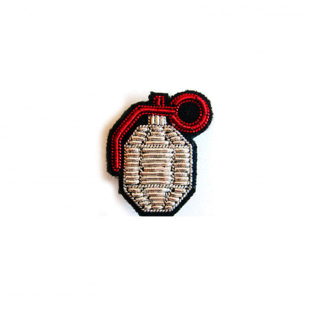 Macon et Lesquoy Hand-Embroidered Pins - Acacia