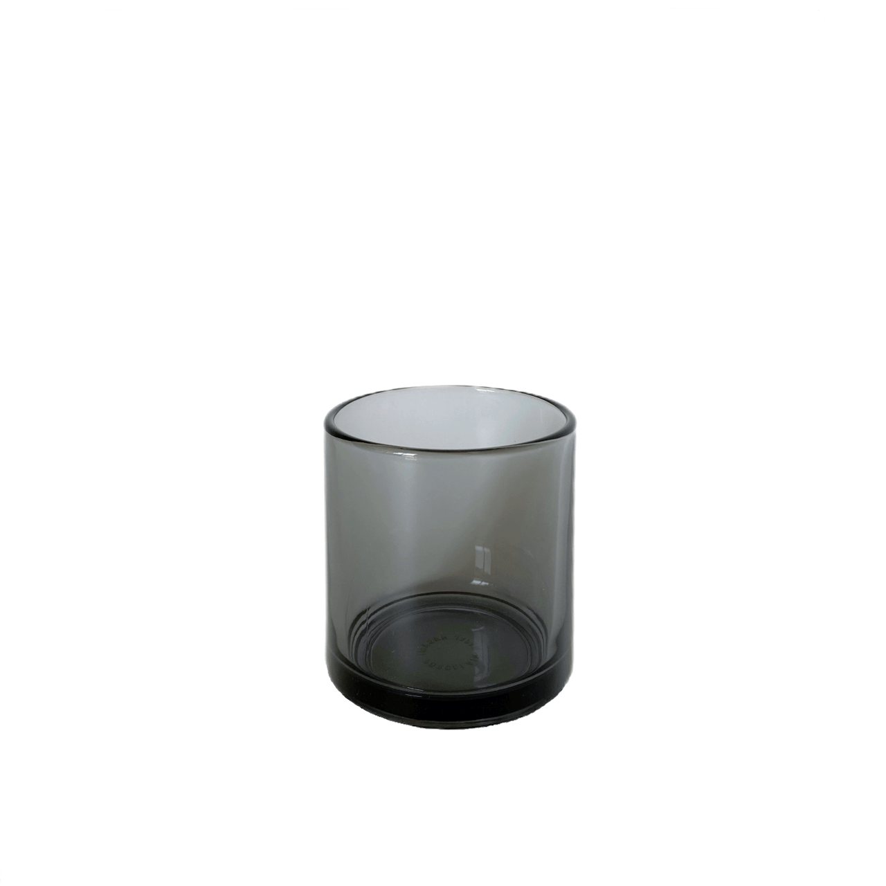 Hasami Porcelain glass tumbler in grey, modern design ideal for various beverages, stackable.