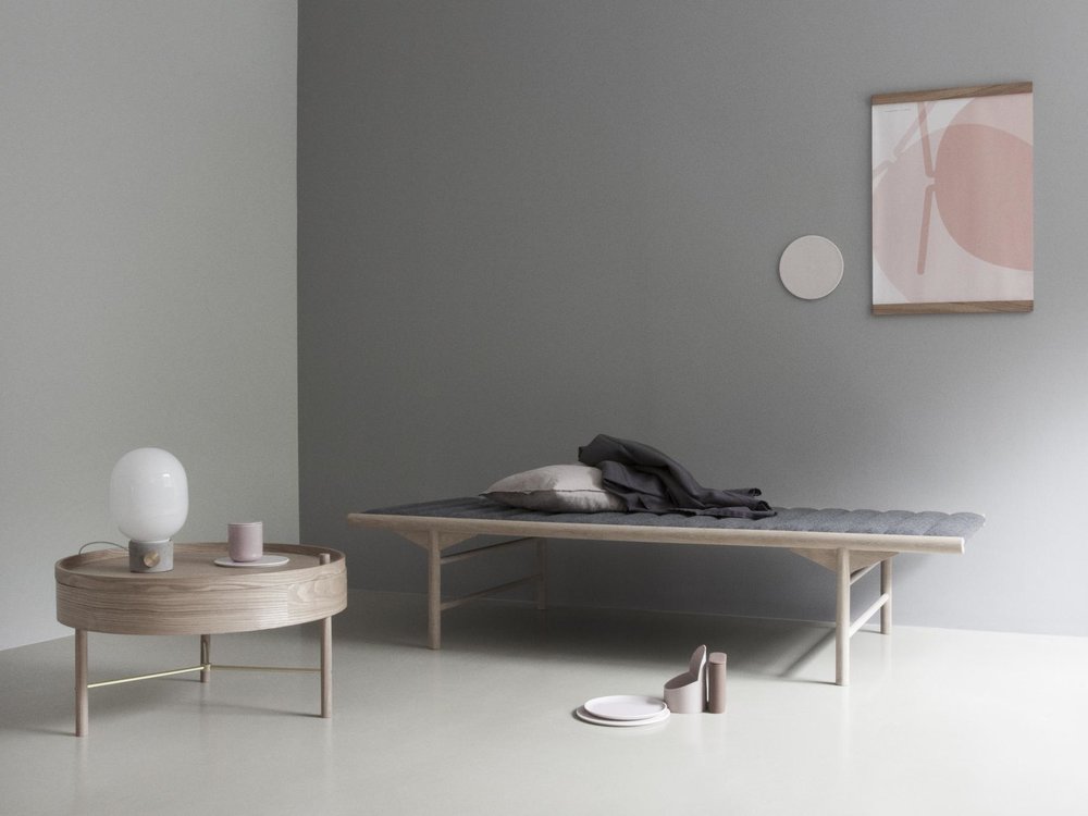 Menu JWDA Concrete and Brass Table Lamp - Acacia