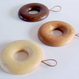 Kakudo Bagel Trivet, Two Sizes - Acacia