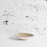 Dadasi Stoneware Dessert Plate, Matte White + Linen