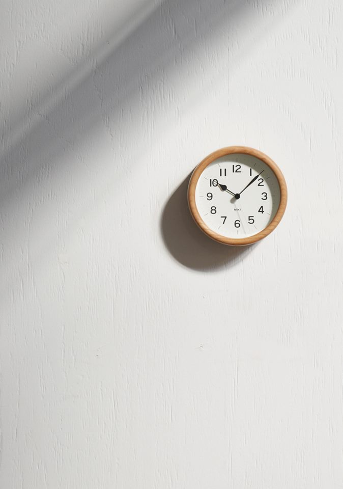 Miki Clock - Acacia