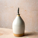 Ceramic Oil Bottle, Two Sizes - Matte White