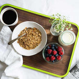 Chroma Walnut Tray, White