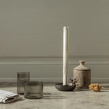 Ferm Living Ripple Low Glasses, Set of 4 - Smoke Grey