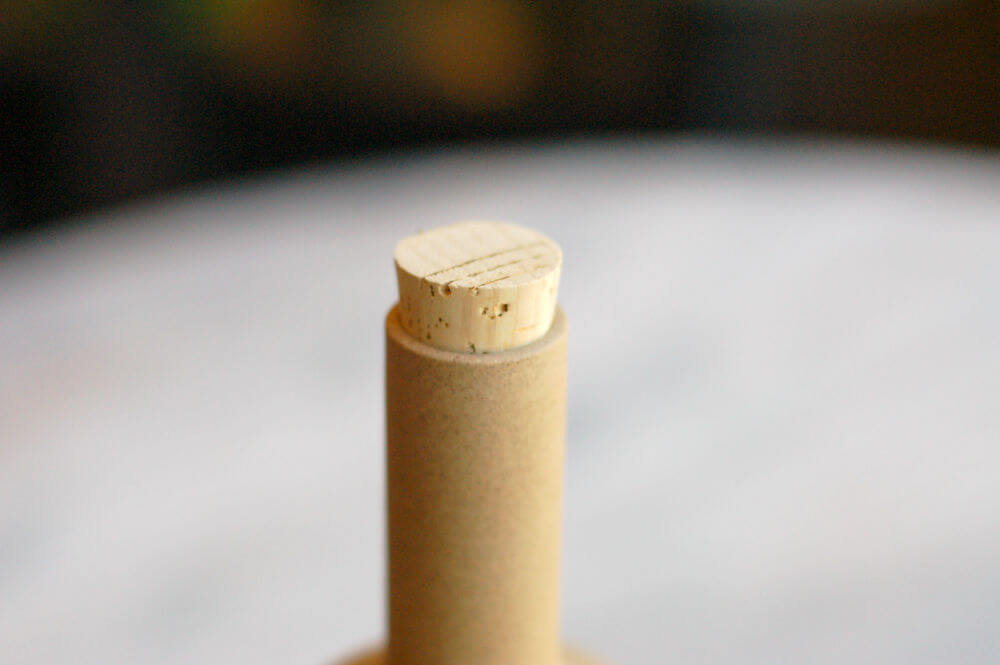 Hasami Porcelain Bottle, Natural - Acacia
