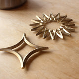 Futagami Brass Trivet, Star