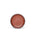 A dessert sized ceramic plate in a cool burnt terracotta color featuring iron speckles and an unglazed rim.