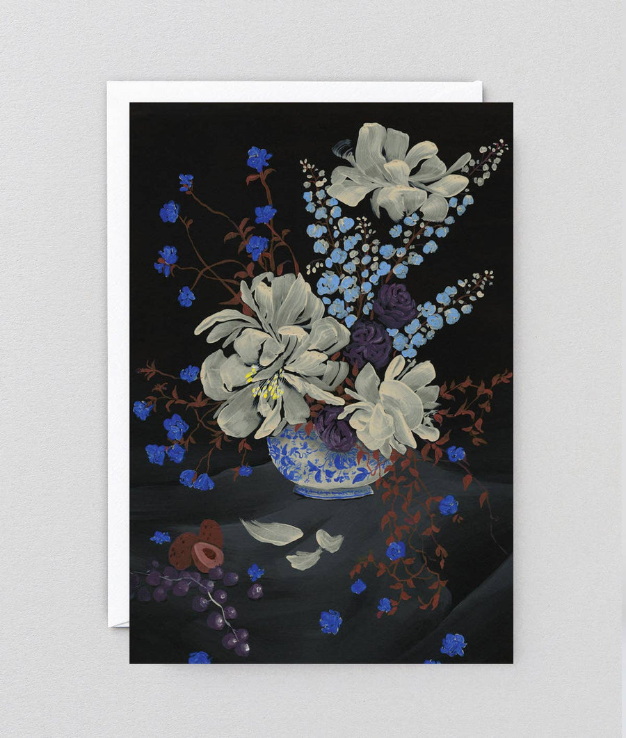 Blue Bouquet Art Card