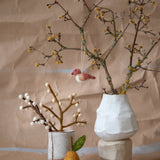 Felt Mini Branch, White Berries