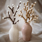Felt Mini Branch, White Berries