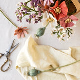 Felt Poppy Flower - White