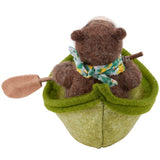 Rowboat Bear Ornament