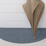 Heathered Shag Welcome Mat, Sea