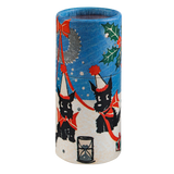 Festive Scotty Dog | Large Cylinder - Safety Matches 🎄