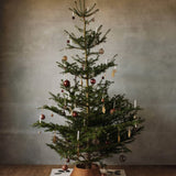 Brass Oak Leaf Ornaments - Set of 4