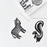 Art Cards for Baby - Black and White Animals | Wee Gallery