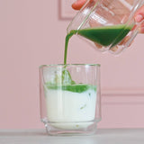 Hario Double-Walled Glass Matcha Cup 370mL, Clear