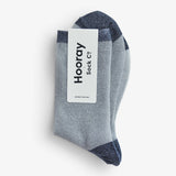 Hooray Broadway Socks: Silver