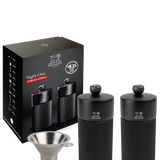 black Peugeot Line salt and pepper set with funnel