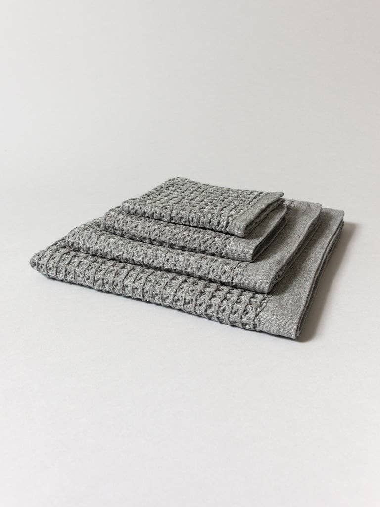 Lattice Towel Collection, Grey