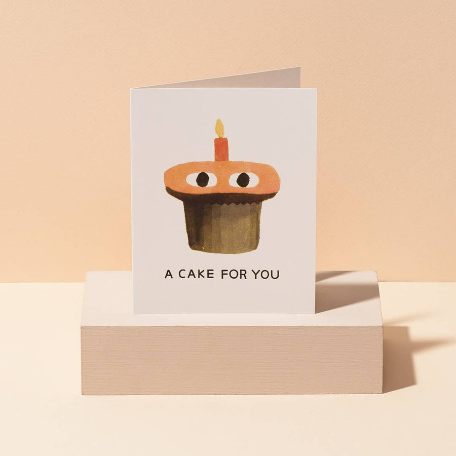 A Cake Birthday Greeting Card
