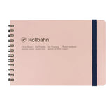 Rollbahn Horizontal Spiral Notebook, Light Pink