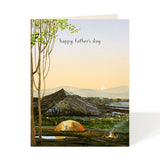 Father's Day Card - Camping storytime
