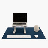 Mosen Large Merino Wool Felt Desk Pad, Marine