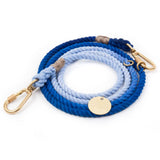Found My Animal - Original Adjustable Latty Blue Ombre Cotton Dog Rope Leash
