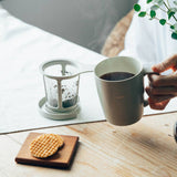 Hario Tea & Coffee Maker Mug - Ceramic Coating | 300mL