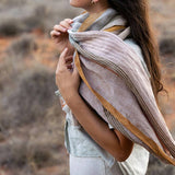 MUNGO Linen Scarf, Clay
