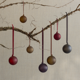 JUHLA Matte Glass Ornament - Set of 4