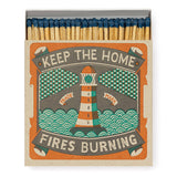 Home Fires Square Matchbox