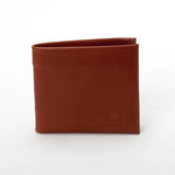 Stitchless Bi-fold Wallet, Mahogany