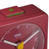 Braun Travel Alarm Clock BC02, Red