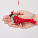 Santa Cardinal Ornament