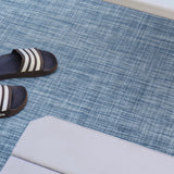Mini Basketweave Floor Mats, Chambray