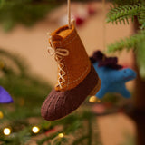 Felt Duck Boot Ornament