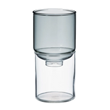 Hario Glass Flower Vase, Black