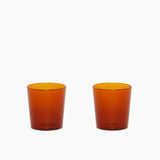 Glas Tumbler Set Small, Burnt Orange