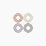 Circle Napkin Rings Set of 4, Sand