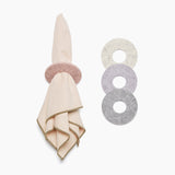 Circle Napkin Rings Set of 4, Sand