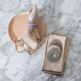 Circle Napkin Rings Set of 4, Sand