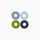 Circle Napkin Rings Set of 4, Ocean