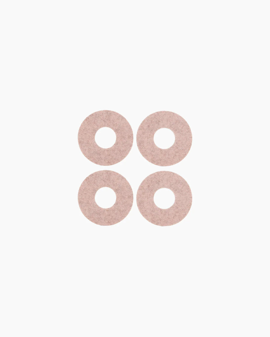 Circle Napkin Rings Set of 4, Rose Quartz