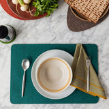 Merino Wool Felt Placemats, Rectangle - Assorted Colors